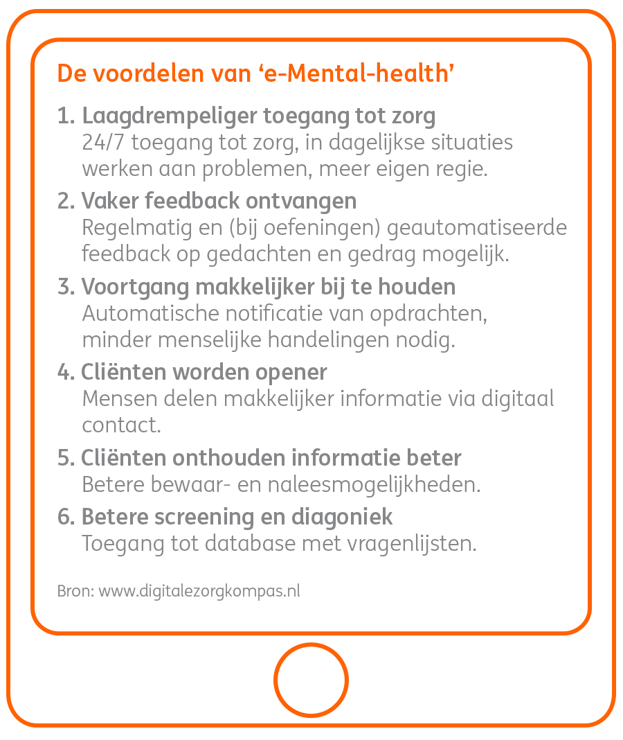 De voordelen van e-Mental-health